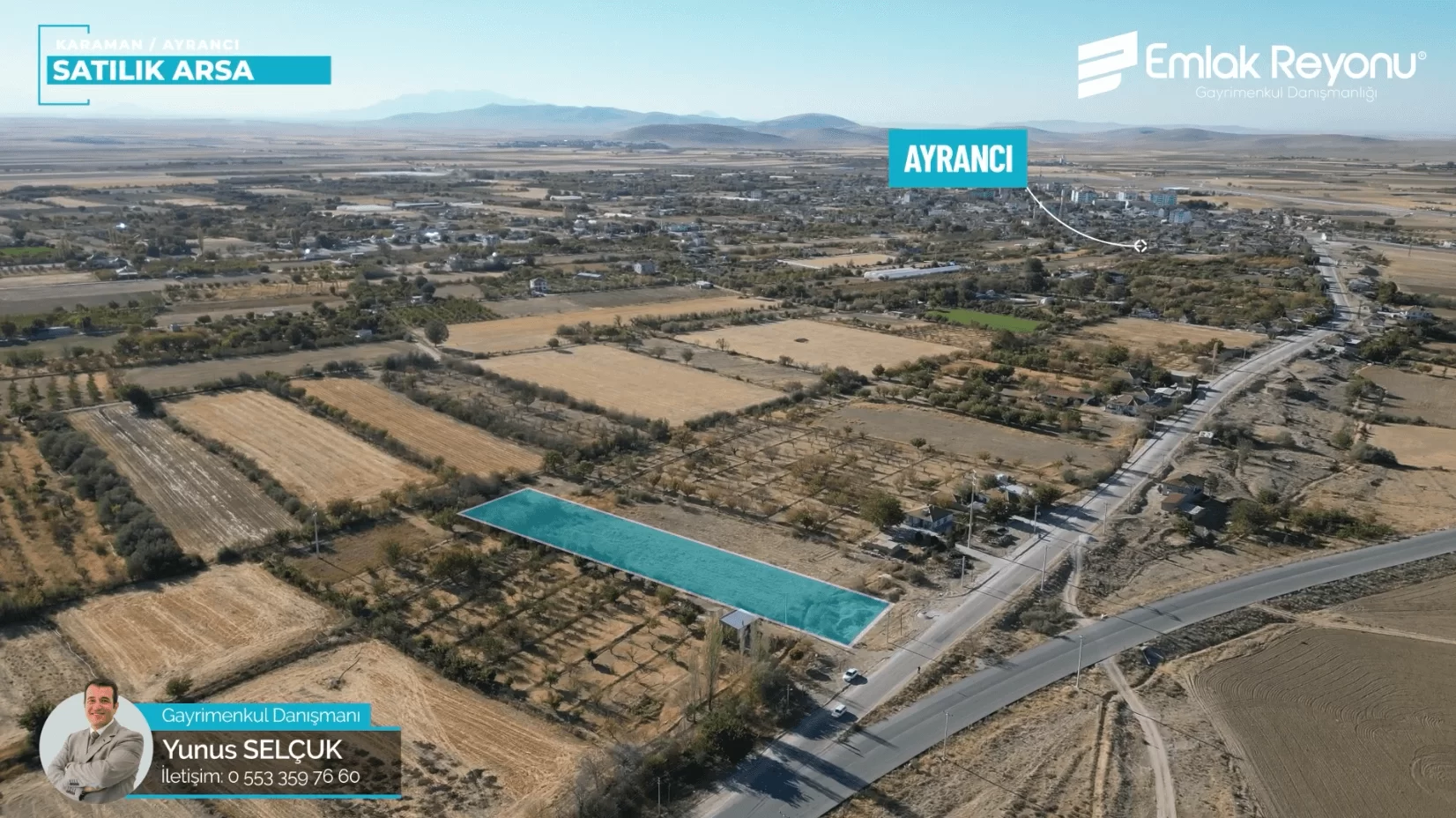 AYRANCI MERKEZ de KONUT İMARLI SATILIK ARSA