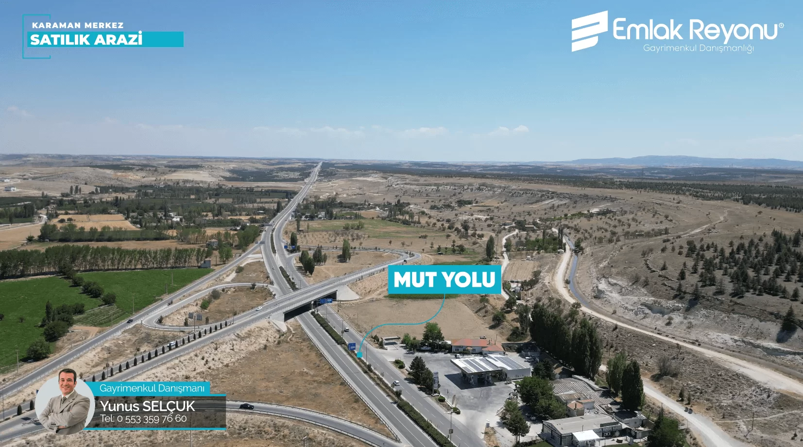 SİYAHSER MAH.de MUT YOLU CEPHELİ YATIRIMLIK ARSA