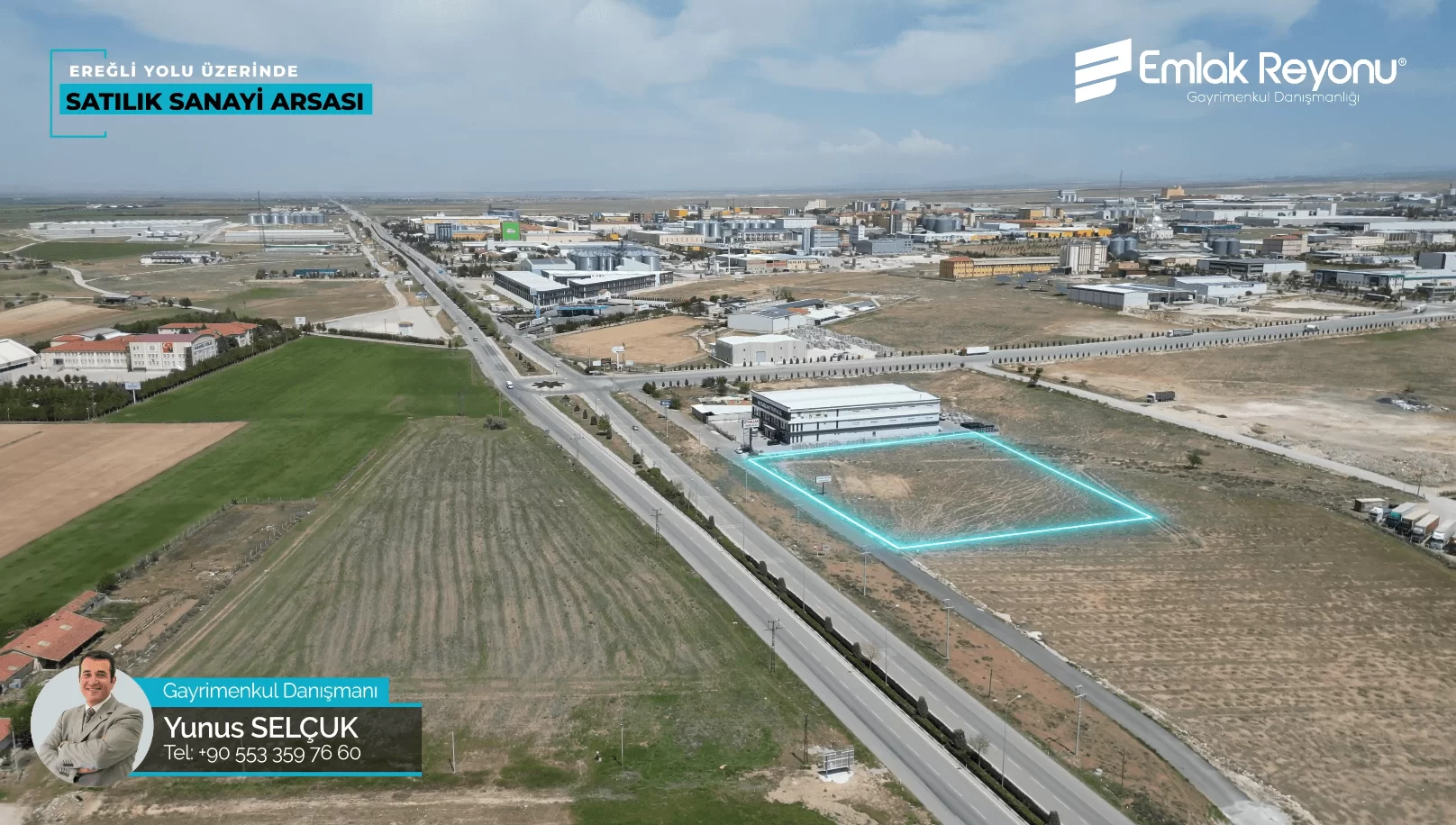 EREĞLİ YOLUNA CEPHELİ TİCARİ İMARLI SATILIK ARSA