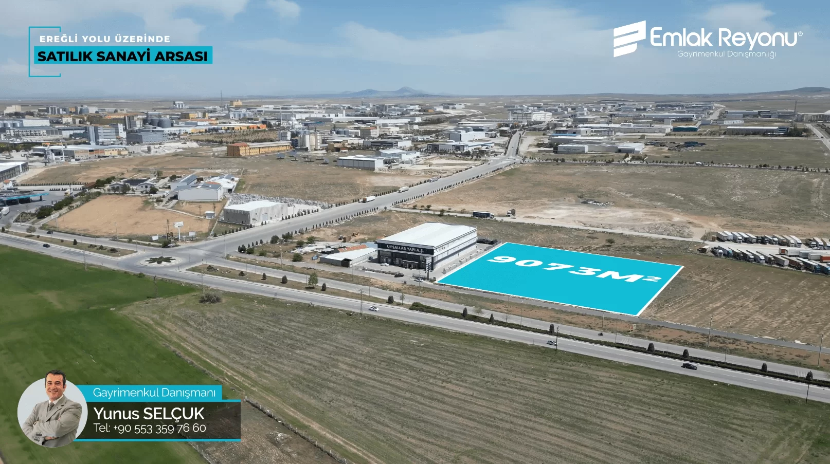 EREĞLİ YOLUNA CEPHELİ TİCARİ İMARLI SATILIK ARSA