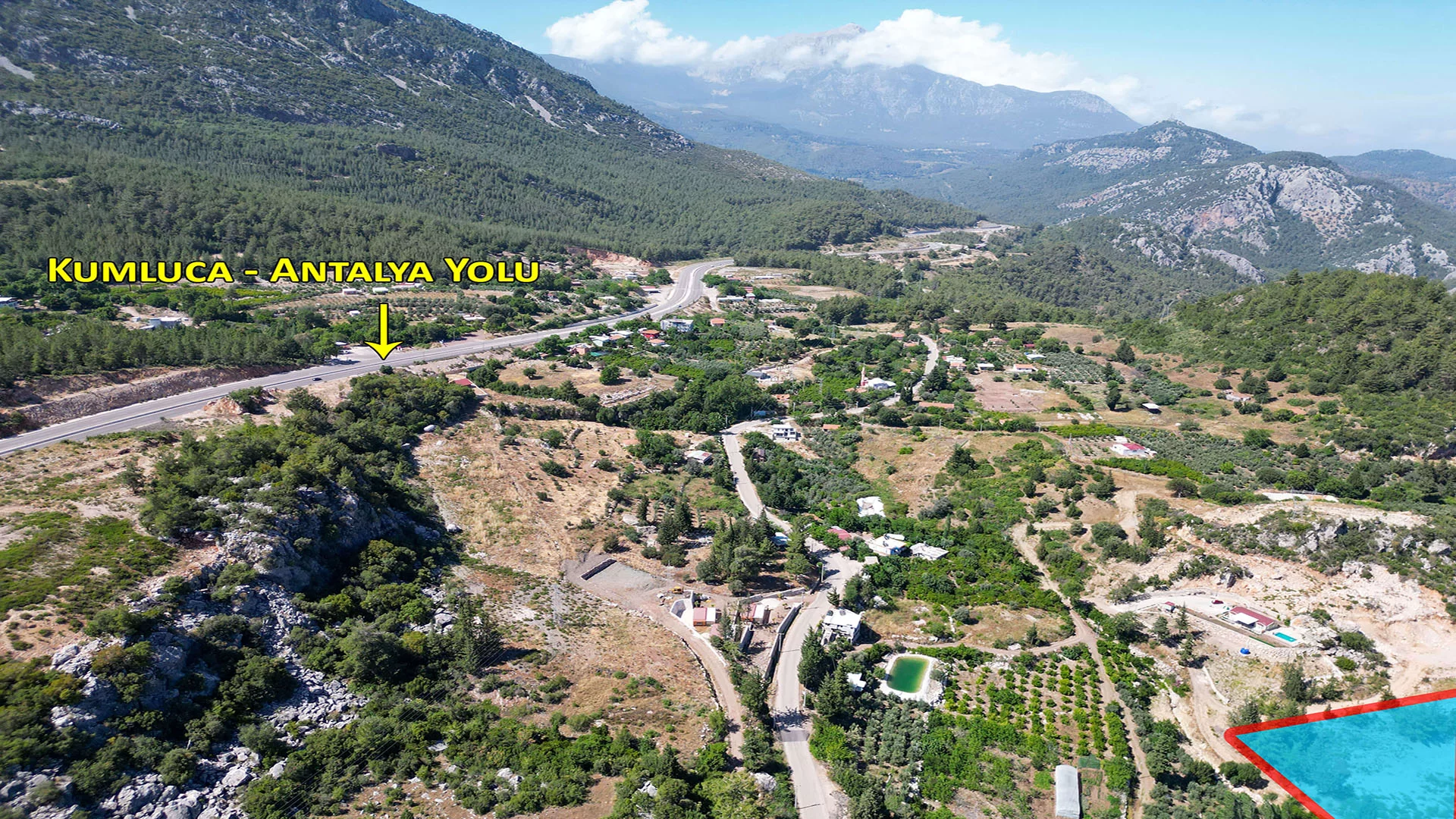 OLYMPOS ANTİK KENTE ve PLAJINA YAKIN SATILIK ARAZİ