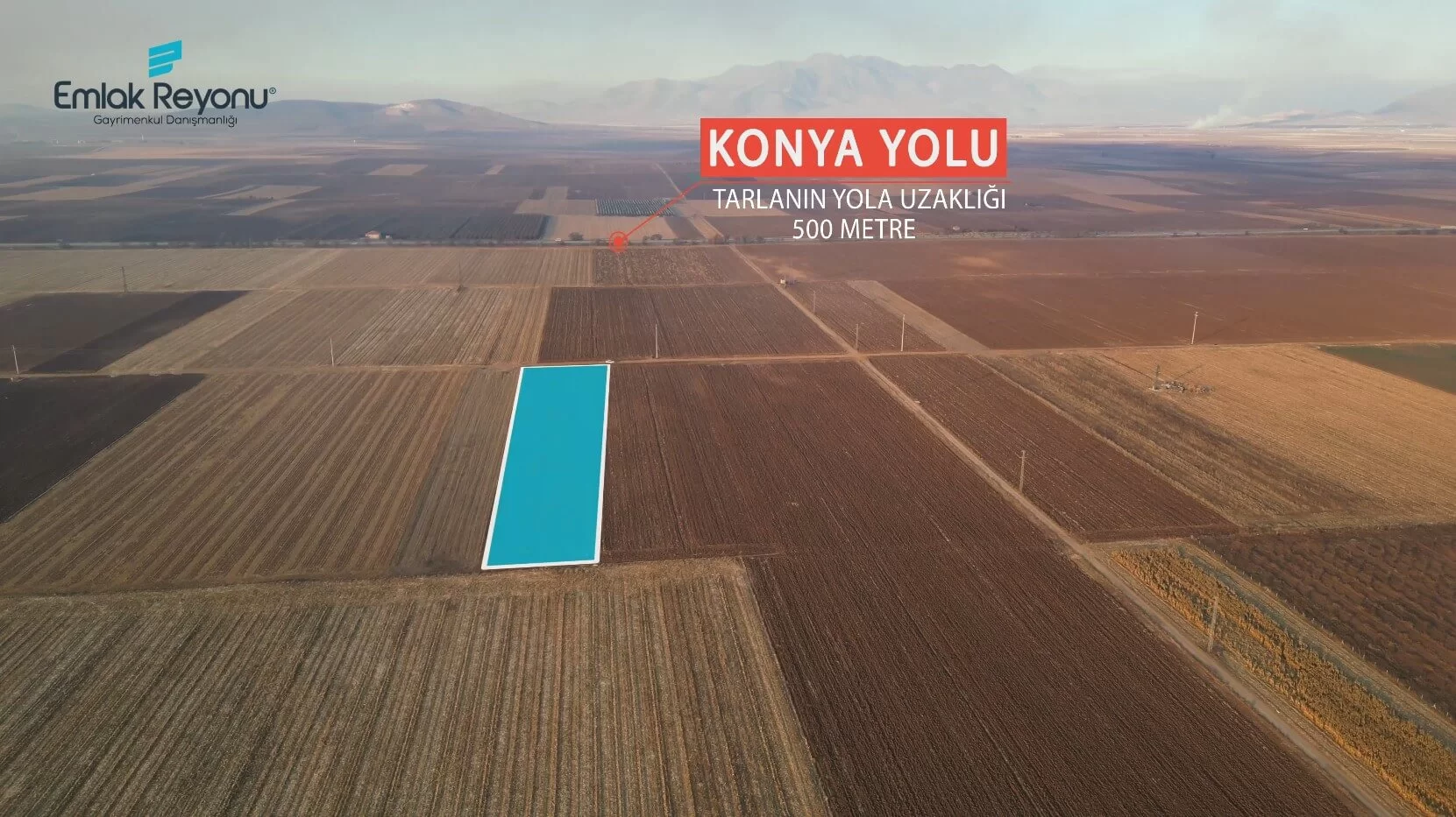 YOLLARBAŞINDA 8787m² SATILIK TARLA