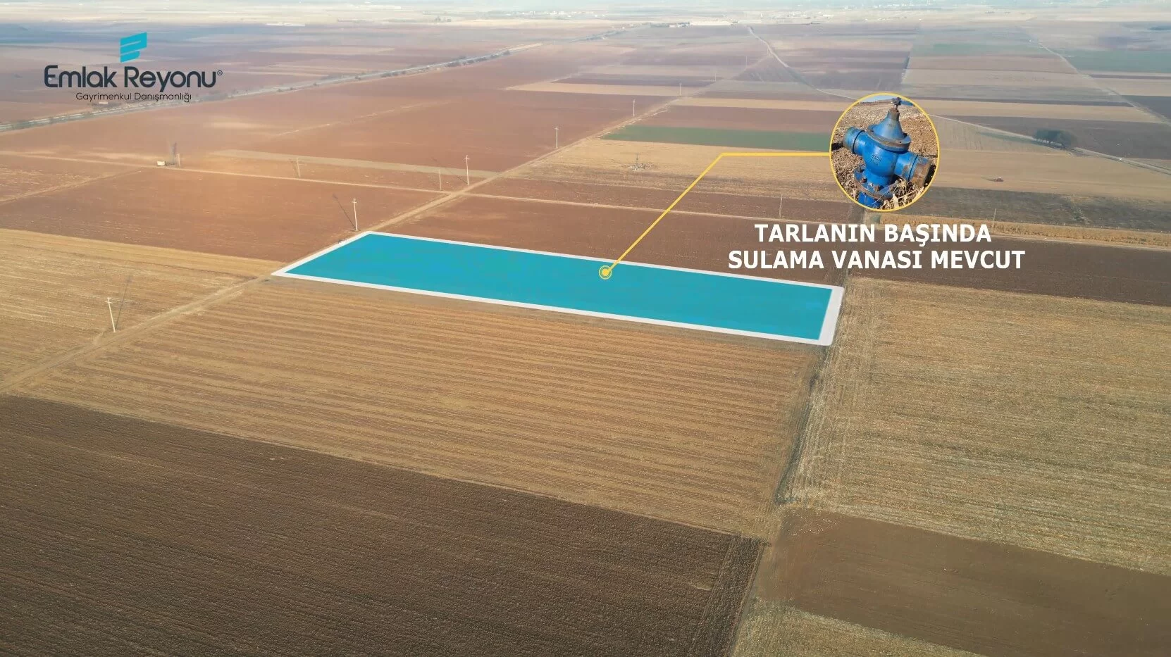 YOLLARBAŞINDA 8787m² SATILIK TARLA