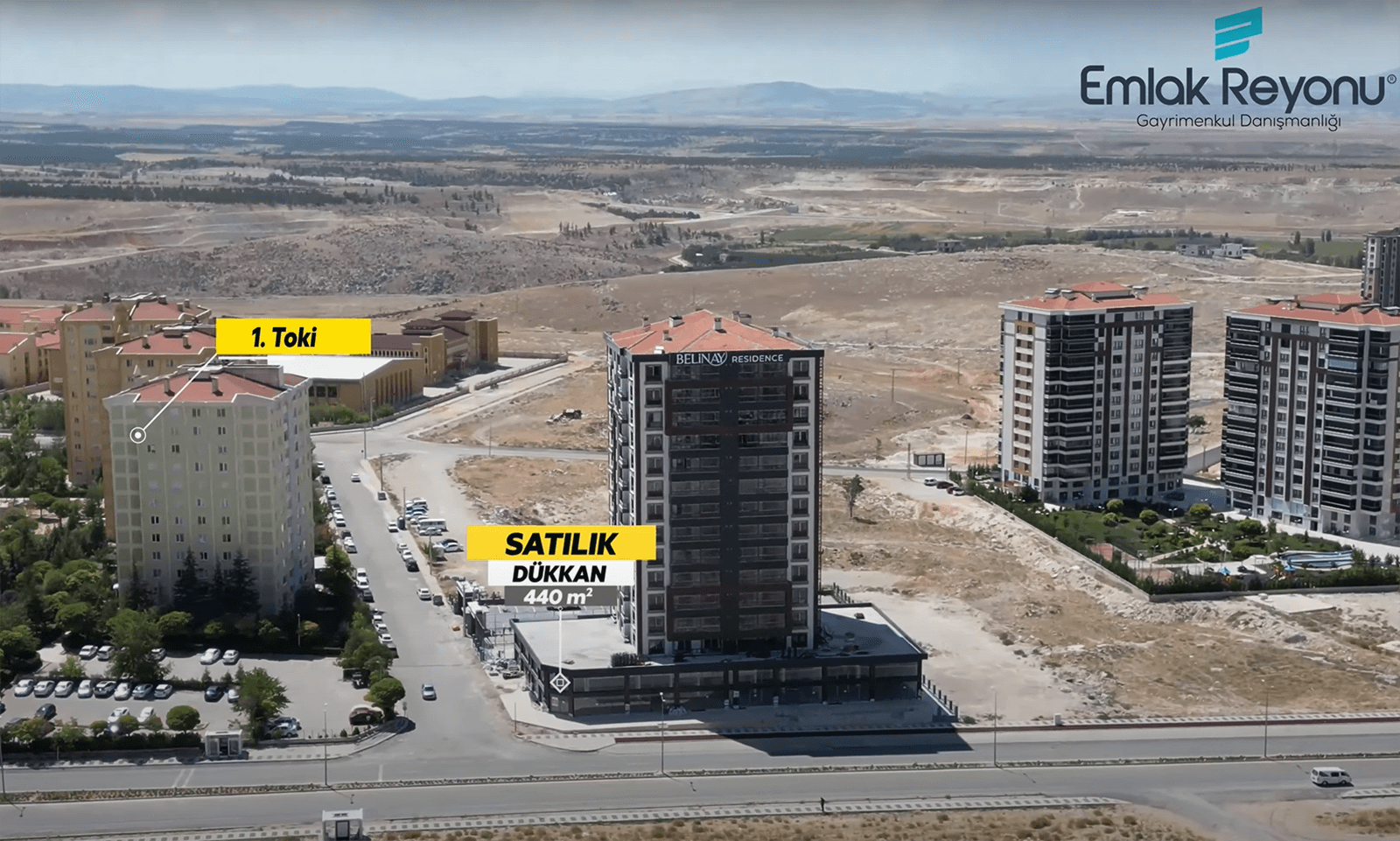 Elmaşehir Mah.de 440 m2 Satılık Dükkan 