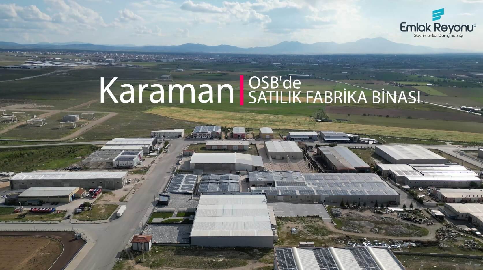 Karaman Organize San.de Satılık Fabrika