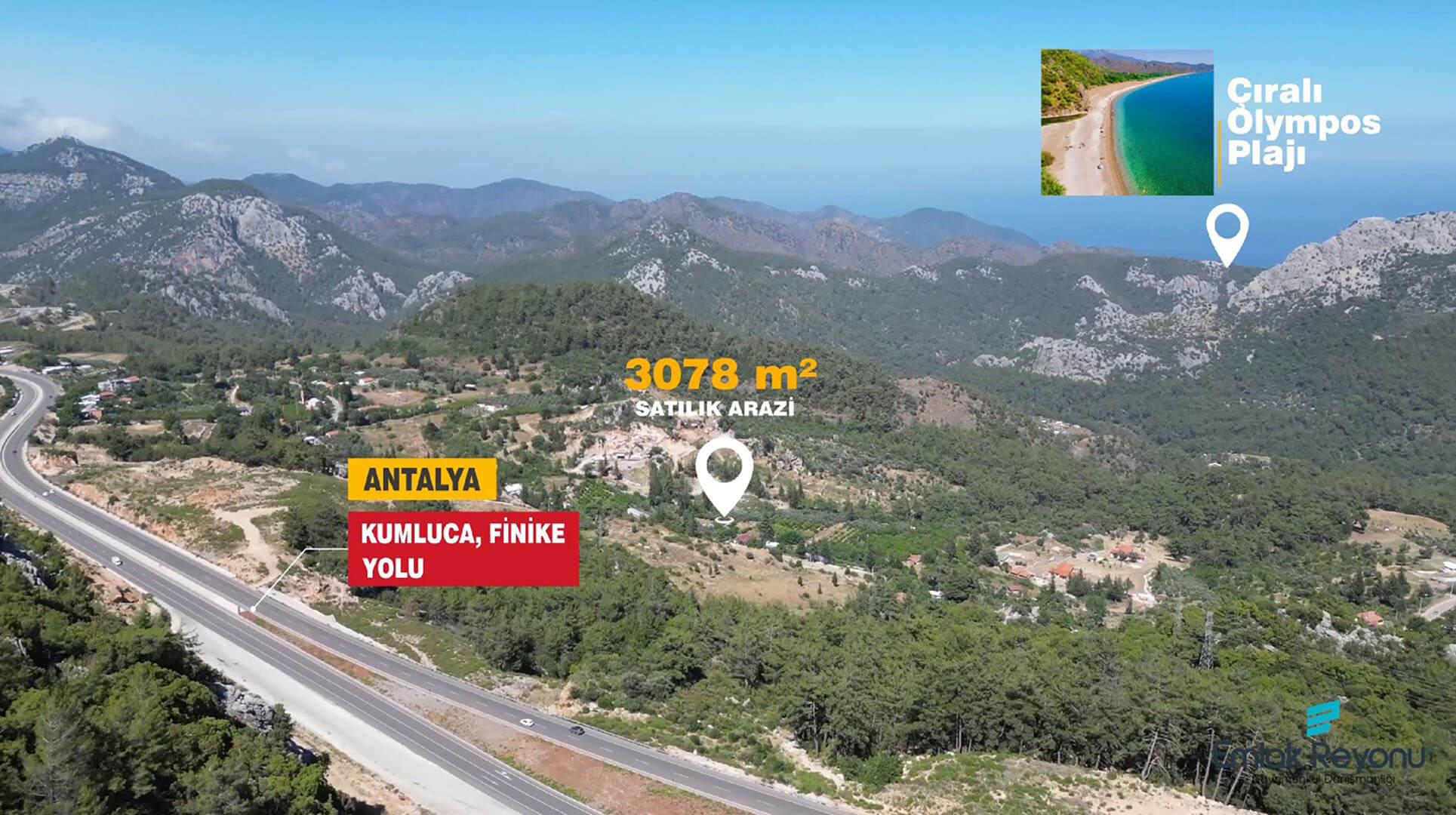 Olympos'da Satılık Arsa