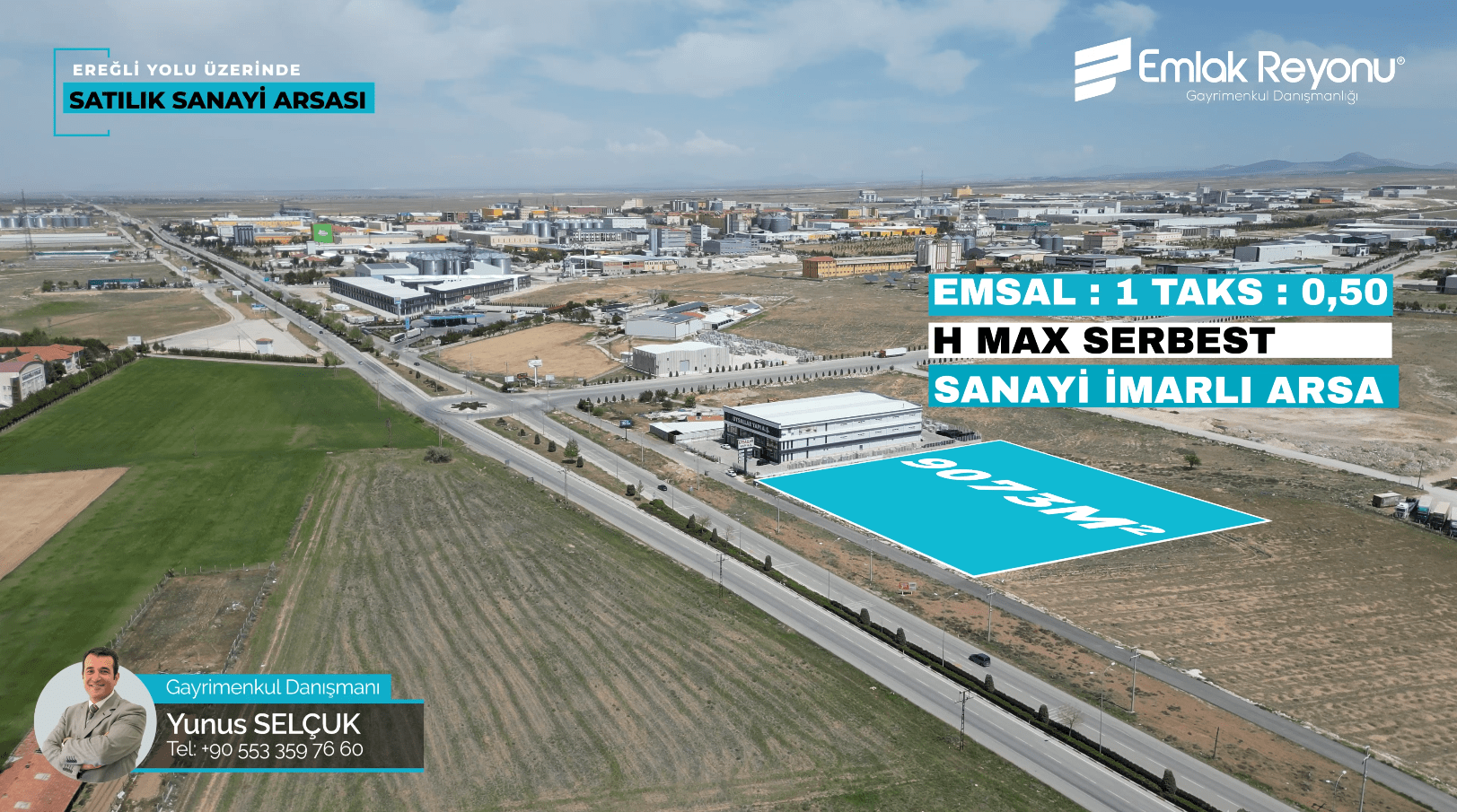 Ereğli Yoluna Cepheli Sanayi Arsası