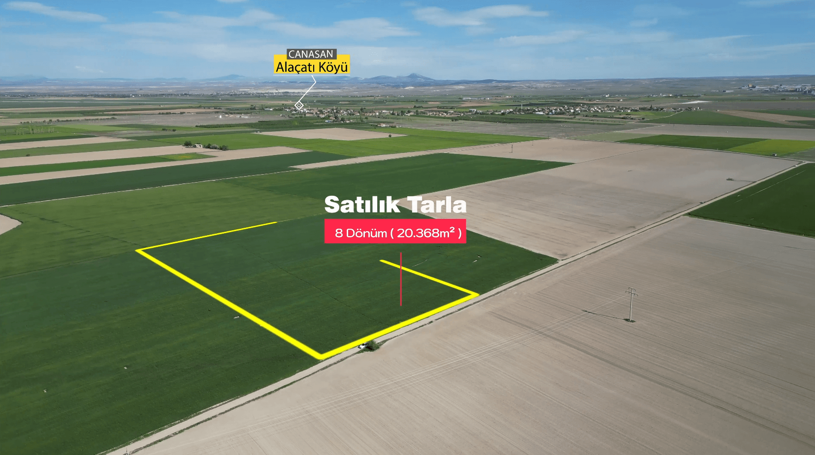Güdümende Satılık Tarla