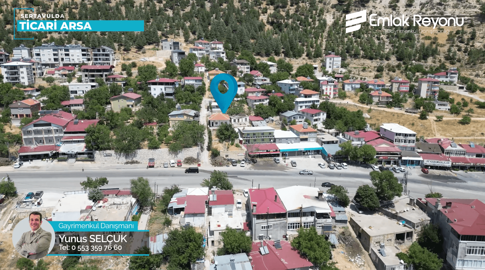 Sertavulda Anayol cepheli Satılık Arsa